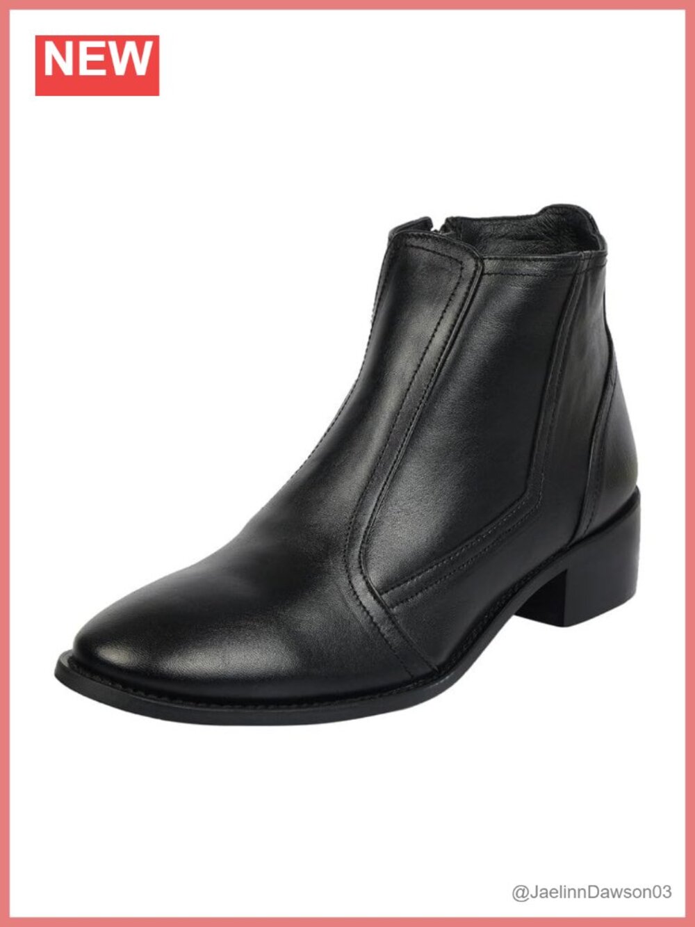 Genuine Leather Lace Up Zip Ankle Boots High Ankle Bootie
